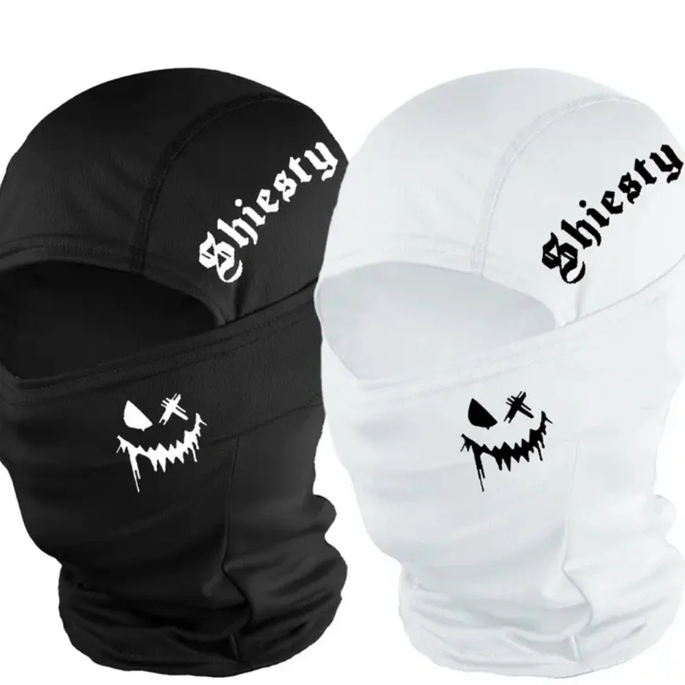 Black and White Face Masks with Graphic Design